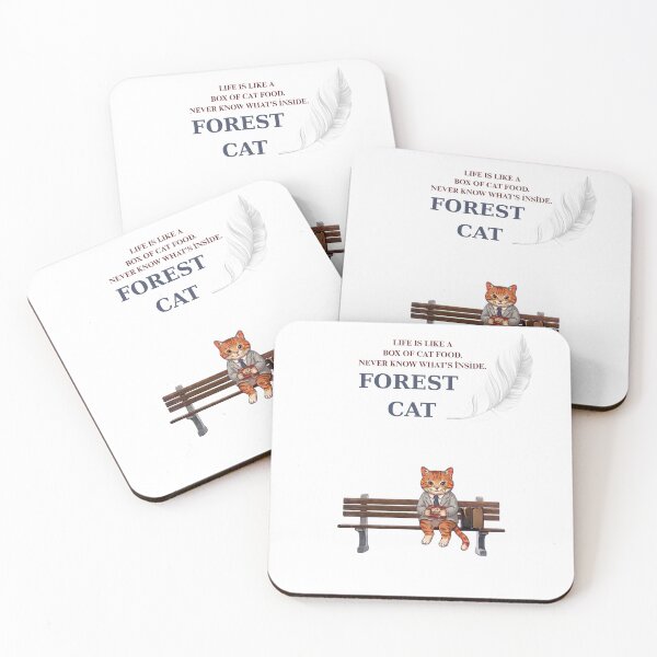 Item preview, Forest Cat Life Is Like A Box Of Cat Food designed and sold by DreamboxFF.