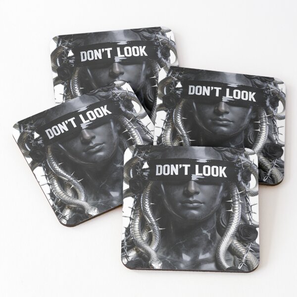 Item preview, Medusa "Don't Look" Aesthetic Gothic Streetwear designed and sold by GodsMonsterss.