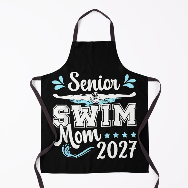 Item preview, Senior Swim Mom 2027 Swimmer Silhouette Stars Water Splash Proud Parent Apparel designed and sold by slmfams.