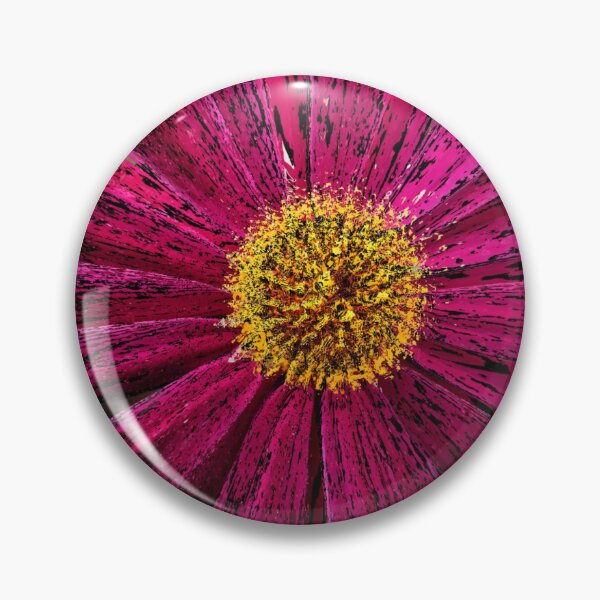 Item preview, Magenta and Gold Floral Explosion designed and sold by SilentBloomLab.