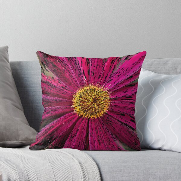 Item preview, Magenta and Gold Floral Explosion designed and sold by SilentBloomLab.