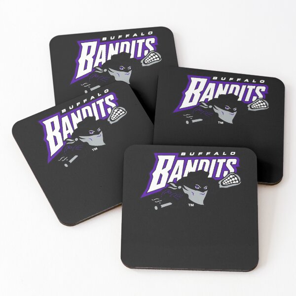 Item preview, Buffalo Bandits Lacrosse Mascot Bandit Stick NLL Team Sports Fan Apparel designed and sold by slmfams.