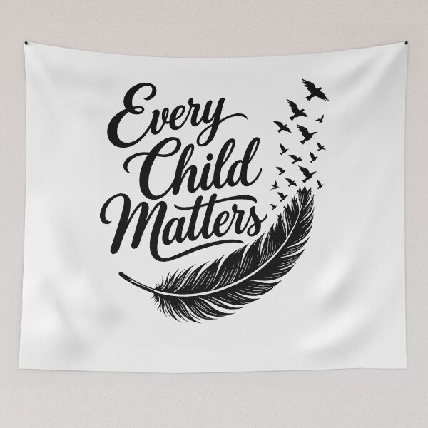 Item preview, Every Child Matters Feather Birds Flying Indigenous Awareness Orange Shirt Day Apparel designed and sold by slmfams.