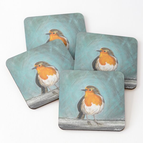 Item preview, Red Robin Painting designed and sold by VibrantCM.