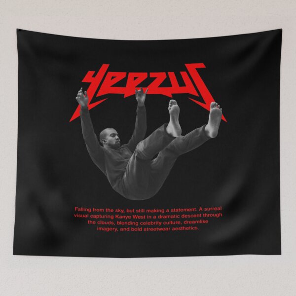 Item preview, Falling Yeezus - Red Font designed and sold by SihaRomoni.