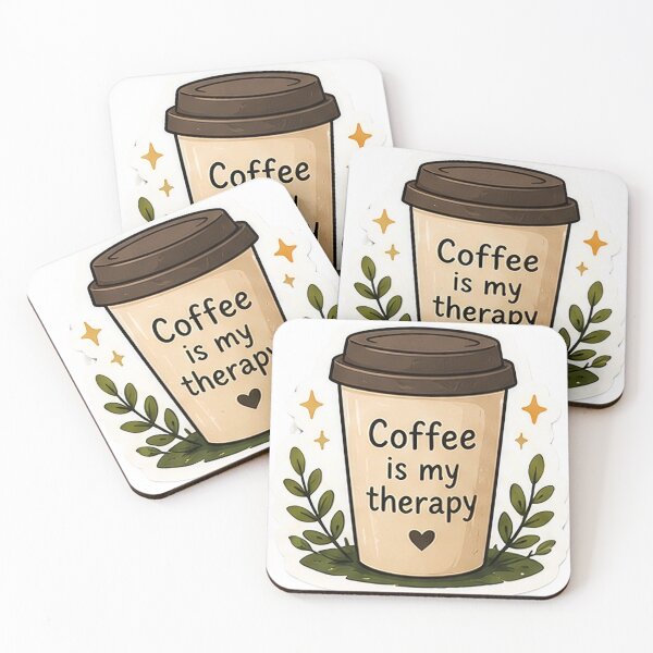 Item preview, Coffee Is My Therapy designed and sold by denybz.