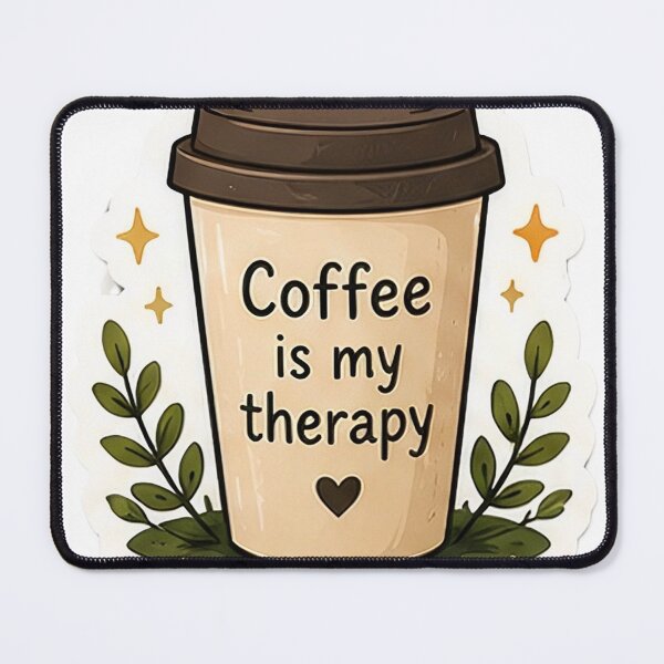 Item preview, Coffee Is My Therapy designed and sold by denybz.