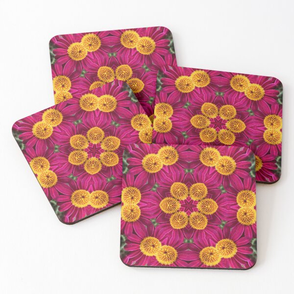 Item preview, Magenta and Gold Floral Mandala designed and sold by SilentBloomLab.