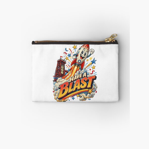 Item preview, Have A Blast - Retro Space Rocket Cartoon Art designed and sold by Nubian Style.