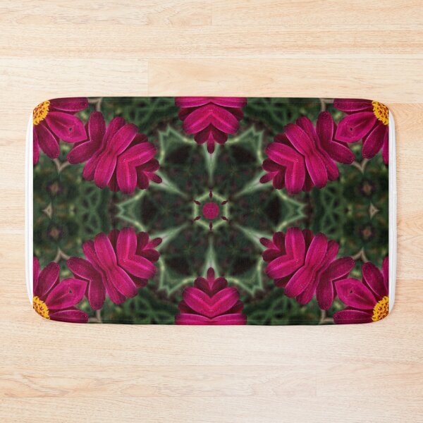 Item preview, Magenta and Green Floral Rosette designed and sold by SilentBloomLab.