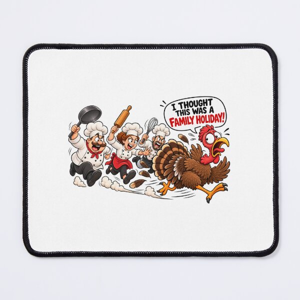 Item preview, Funny Thanksgiving Turkey Escape – I Thought This Was a Family Holiday designed and sold by EwelinaBa.