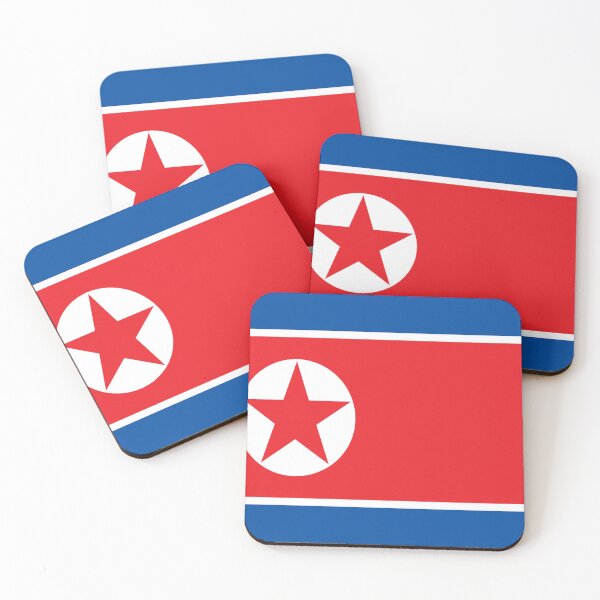 Item preview, North Korea Flag designed and sold by youngVl.