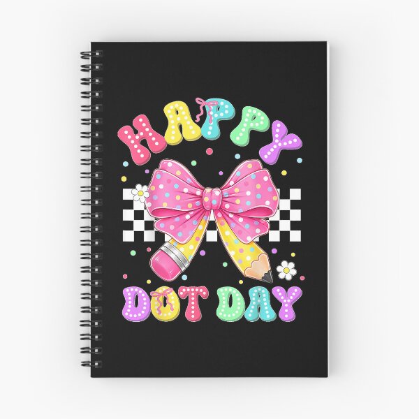 Item preview, Happy Dot Polka Dots Coquette Pencil Bow Teachers Kids Girls designed and sold by HenikaPonko.