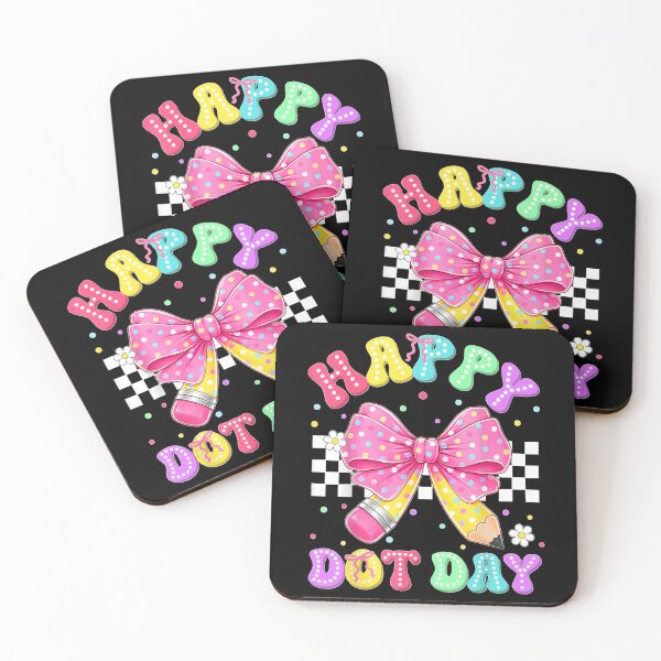 Item preview, Happy Dot Polka Dots Coquette Pencil Bow Teachers Kids Girls designed and sold by HenikaPonko.