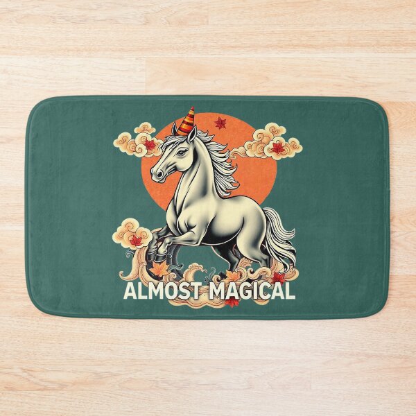 Item preview, Almost Magical Unicorn – Vintage Autumn Fantasy Horse. designed and sold by Endless7Art.