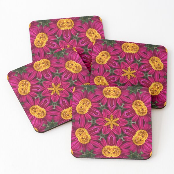 Item preview, Magenta and Gold Flower Mandala designed and sold by SilentBloomLab.