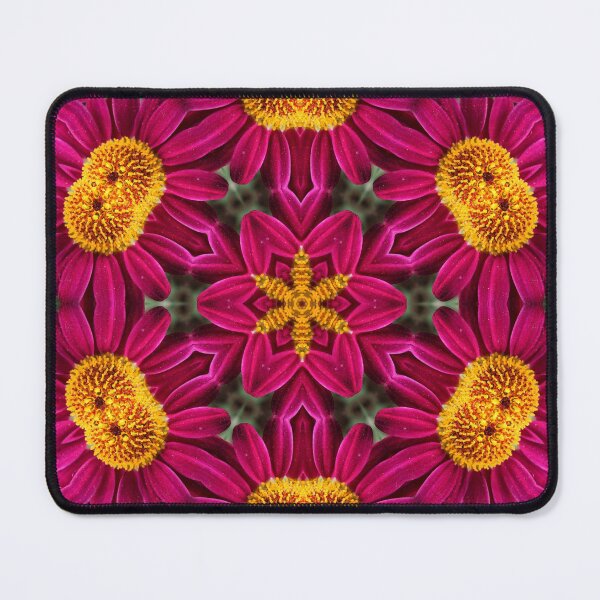 Item preview, Magenta and Gold Flower Mandala designed and sold by SilentBloomLab.