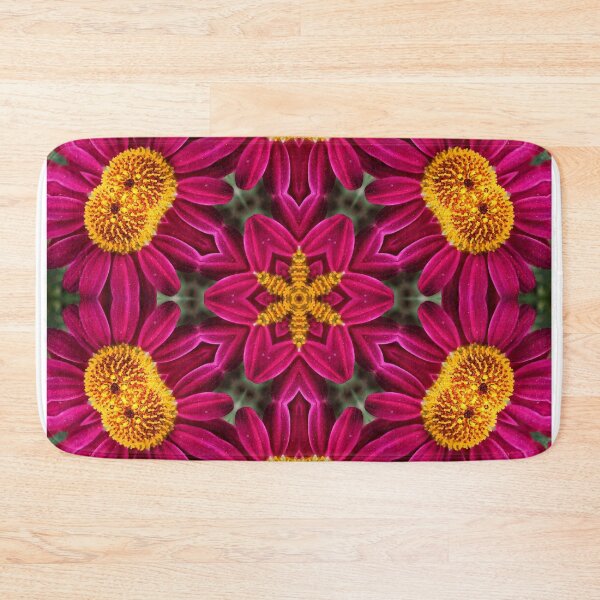 Item preview, Magenta and Gold Flower Mandala designed and sold by SilentBloomLab.