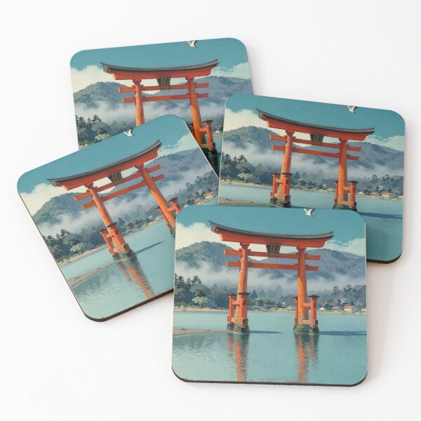 Item preview, Miyajima Vintage Japan Travel Poster designed and sold by ShowaTabiPress.