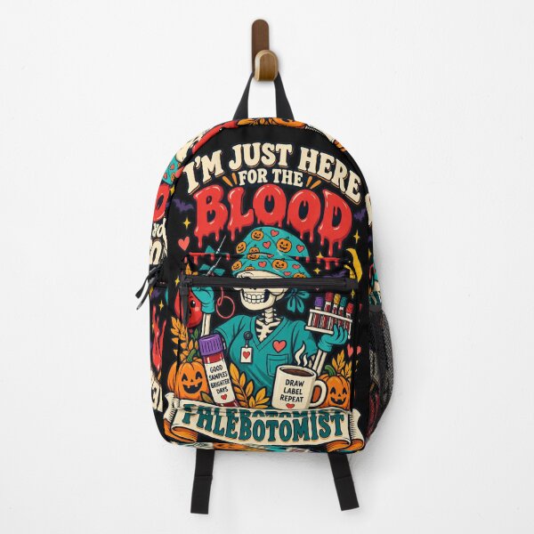 Item preview, I'm Just Here For The Blood Funny Phlebotomist Halloween designed and sold by Ridaelb.