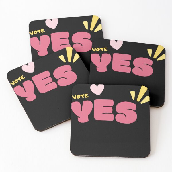 Item preview, VOTE YES designed and sold by WhimsicTalies.