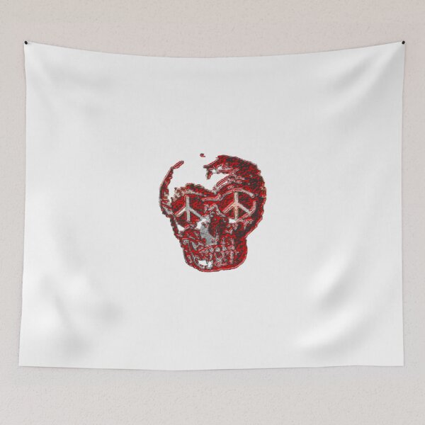 Item preview, red victory skull designed and sold by retro_hobbie_shop.