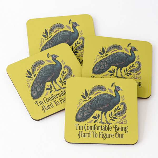 Item preview, Congo Peafowl - I'm Comfortable Being Hard To Figure Out designed and sold by Max Store.