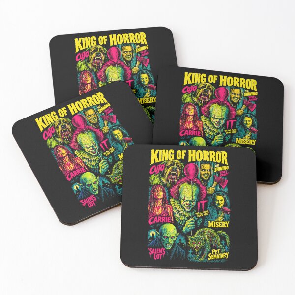 Item preview, Stephen King - Retro Horror Collage designed and sold by Le-Freak.