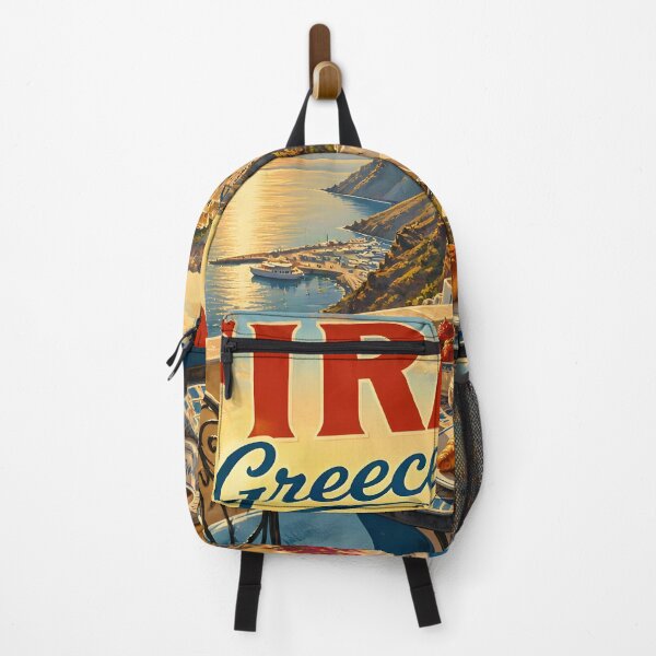 Item preview, Fira Greece - Scenic Style Travel Poster designed and sold by LSVart.