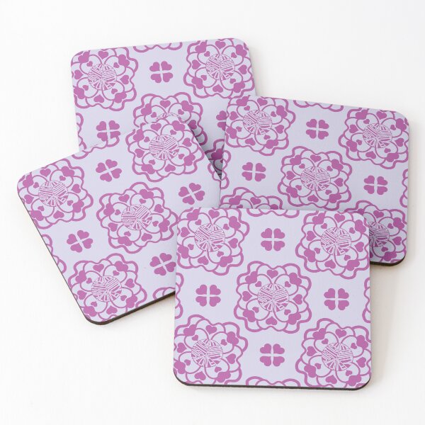 Item preview, Peace Love Justice Equity Flowers & Hearts in Light & Fuchsia designed and sold by Digitalmyth's Designs.