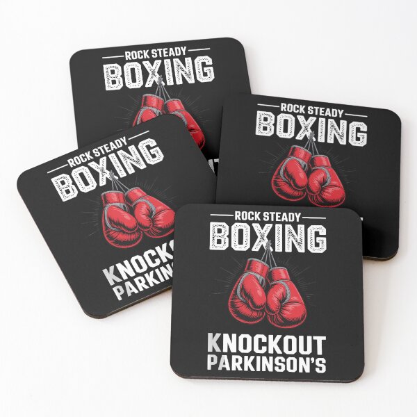Item preview, Rock Steady Boxing Knockout Parkinsons Red Gloves Awareness Support Apparel designed and sold by slmfams.
