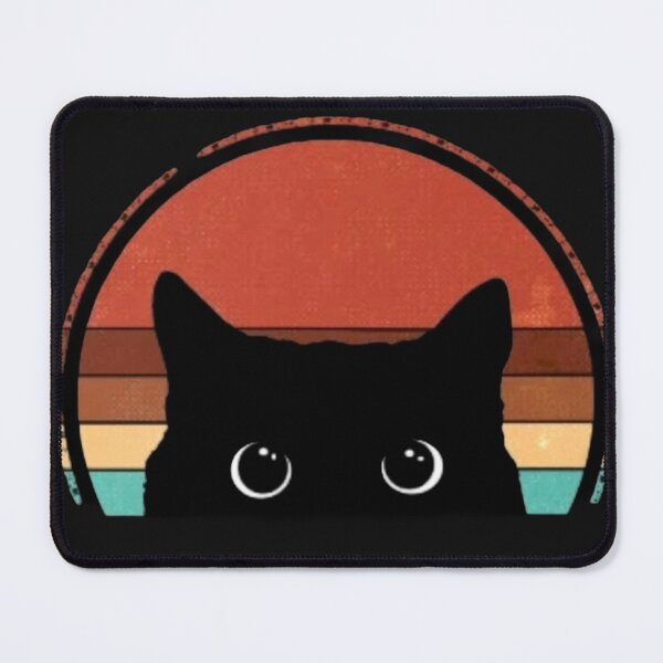Item preview, Curious Black Cat Sunset designed and sold by Moon & Meow.