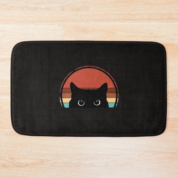 Item preview, Curious Black Cat Sunset designed and sold by Moon & Meow.