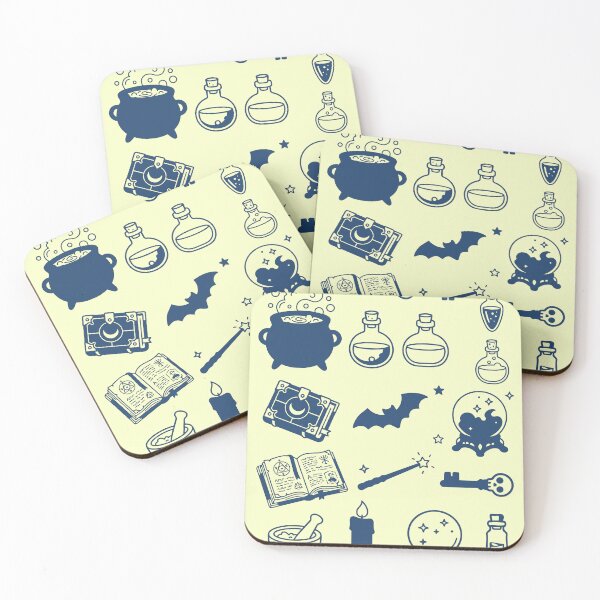 Item preview, Spooky Potion Lab Set Flat Illustration designed and sold by NUSA NIPA.