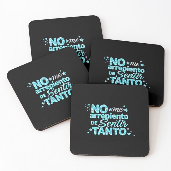Item preview, No Me Arrepiento De Sentir Tanto - Blue Glitter Spanish designed and sold by SihaRomoni.