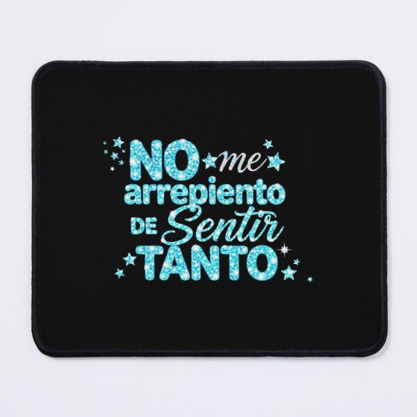 Item preview, No Me Arrepiento De Sentir Tanto - Blue Glitter Spanish designed and sold by SihaRomoni.