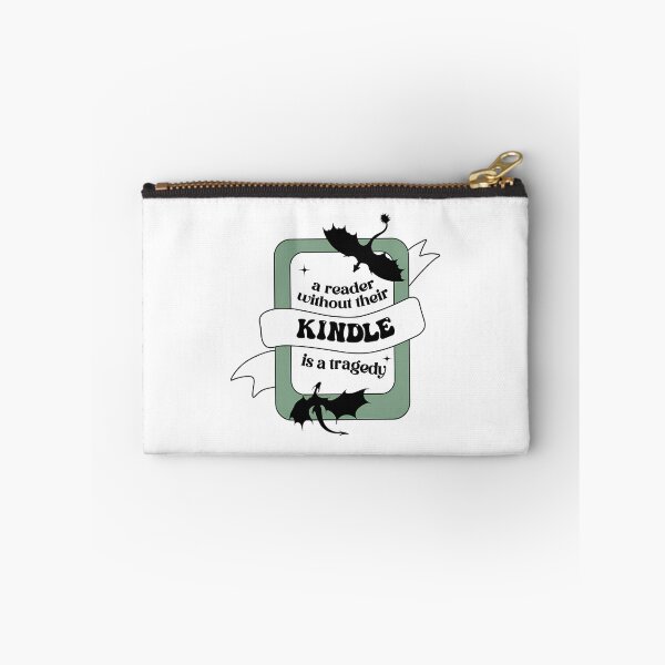 Item preview, A Reader Without Their Kindle Is A Tragedy Fourth Wing Quote Green Bookish designed and sold by nteeeley.
