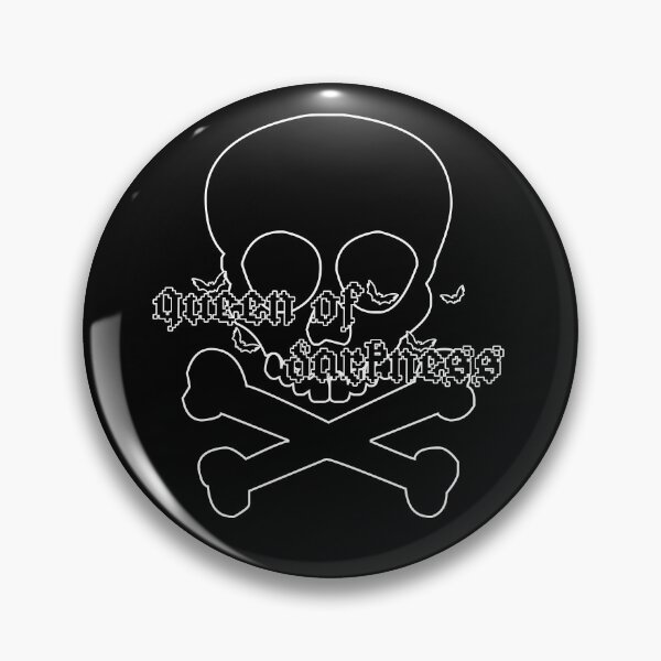 Item preview, Queen of Darkness Gothic Skull Graphic designed and sold by gothicmarry.