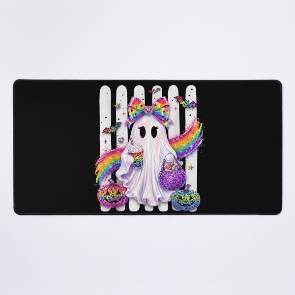 Item preview, Cute Glitter Ghost Rainbow Bow Leopard Pumpkin Candy Frappuccino Halloween Apparel designed and sold by slmfams.