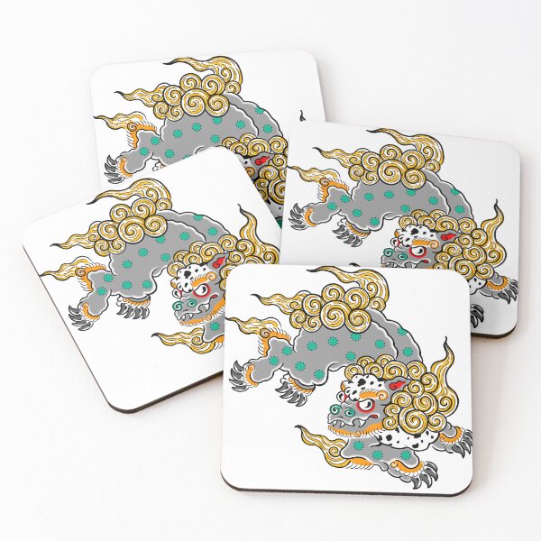 Item preview, Foo Dog Japanese Guardian Lion designed and sold by MARCOSURREAL.