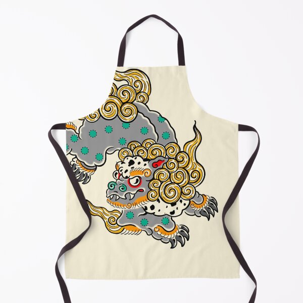 Item preview, Foo Dog Japanese Guardian Lion designed and sold by MARCOSURREAL.