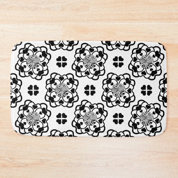 Item preview, Peace Love Justice Equity Flowers & Hearts in White & Black designed and sold by Digitalmyth's Designs.