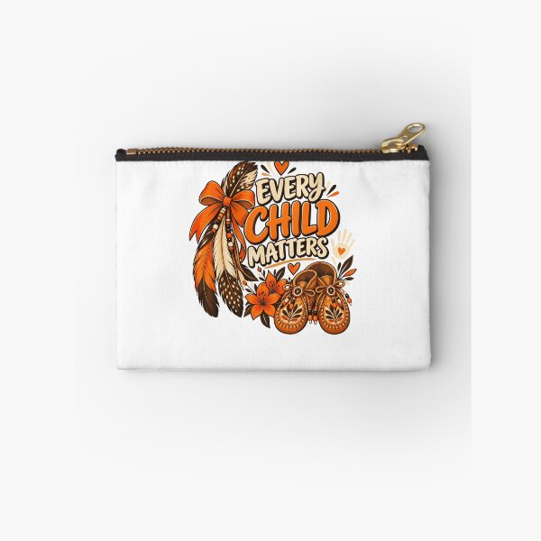 Item preview, Every Child Matters Orange Feathers Moccasins Flowers Indigenous Awareness Apparel designed and sold by slmfams.