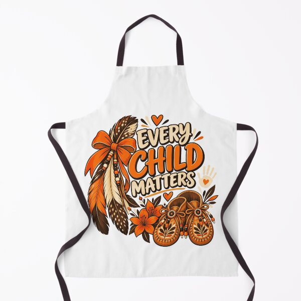 Item preview, Every Child Matters Orange Feathers Moccasins Flowers Indigenous Awareness Apparel designed and sold by slmfams.