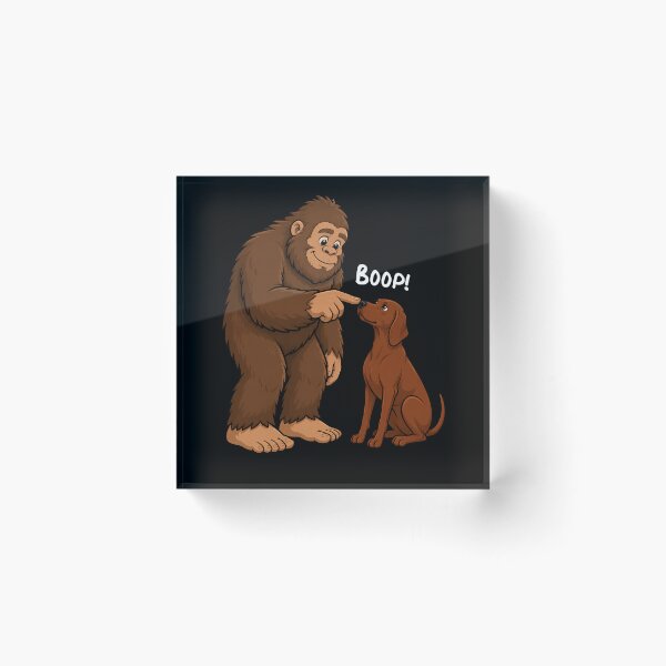 Item preview, Bigfoot and Redbone Coonhound Boop Fun Design Sasquatch designed and sold by rafaeltto.