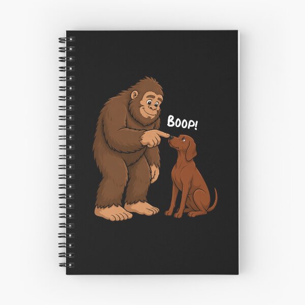 Item preview, Bigfoot and Redbone Coonhound Boop Fun Design Sasquatch designed and sold by rafaeltto.