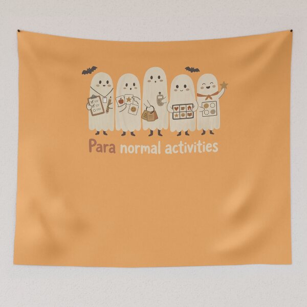 Item preview, Para Normal Activities Cute Halloween Ghosts for Paraprofessionals designed and sold by FreshVibe Prints.