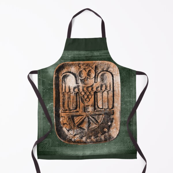 Item preview, Stylized Owl Relief Bronze Door Plate Design Rusty designed and sold by Ghoul Enterprises.