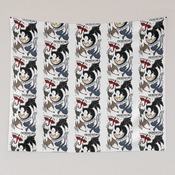 Item preview, Dragontails - Fourth Wing - Rebecca Yarros - Officially Licensed designed and sold by nteeeley.