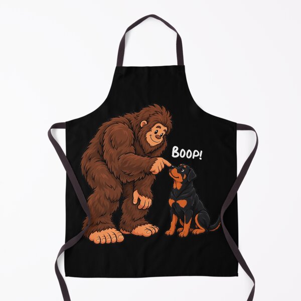 Item preview, Bigfoot and Rottweiler Boop Fun Design Sasquatch designed and sold by rafaeltto.